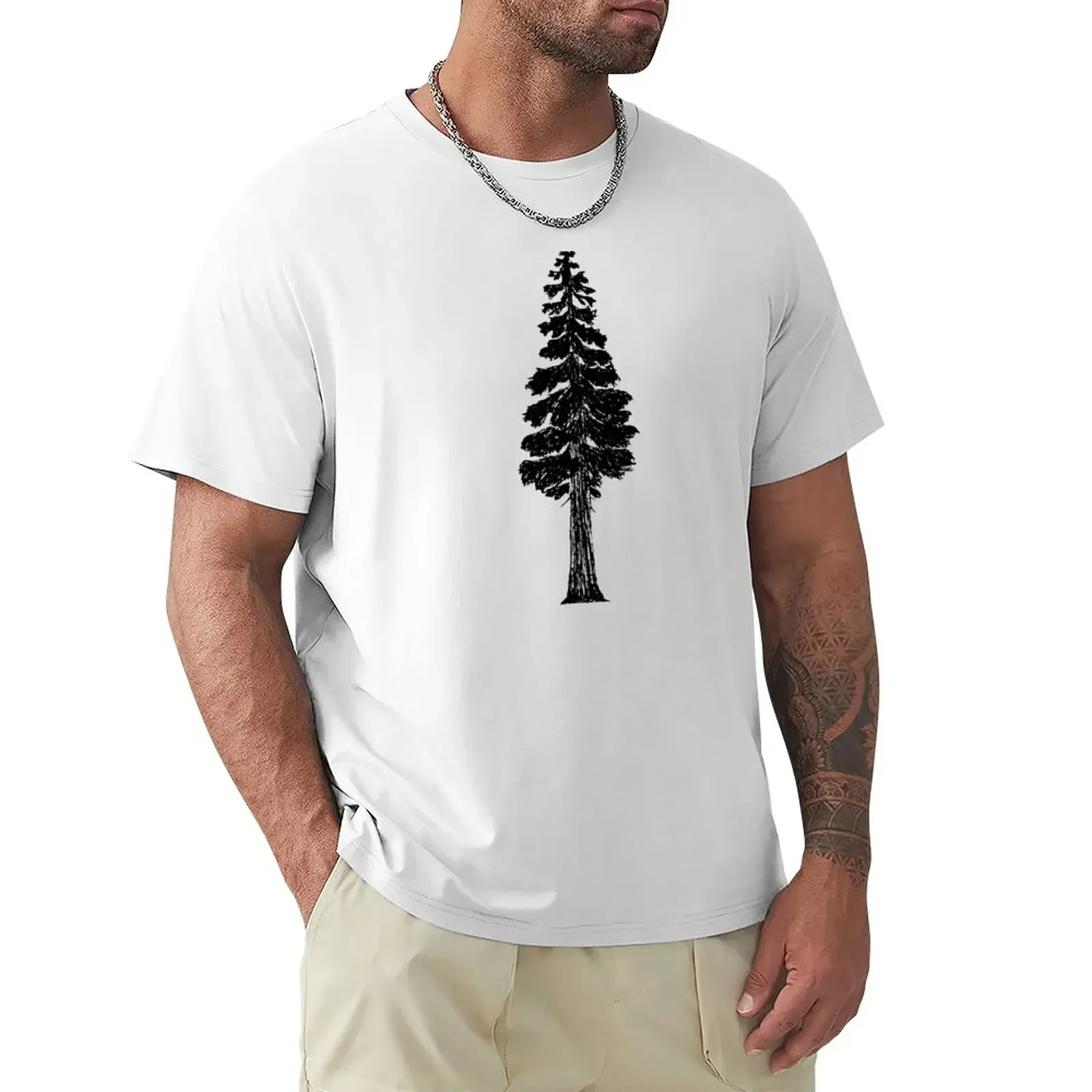 Lone Giant Sequoia T-Shirt graphics summer clothes for a boy mens t shirts tees shirts graphic tees t shirts for men pack