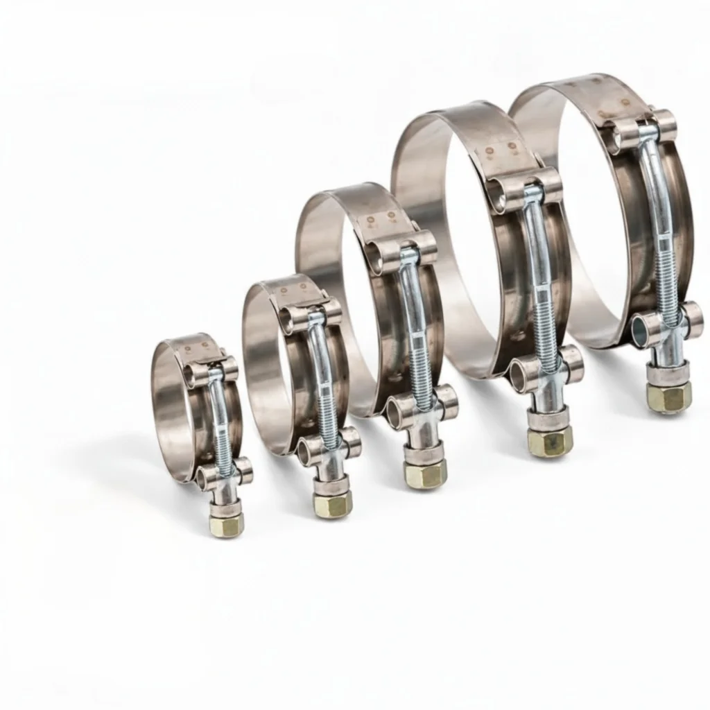42mm-109mm Stainless Steel T-Bolt Hose Clamps Universal Hose Clamps Intercooler Clamps  Intake Clamps Hardware