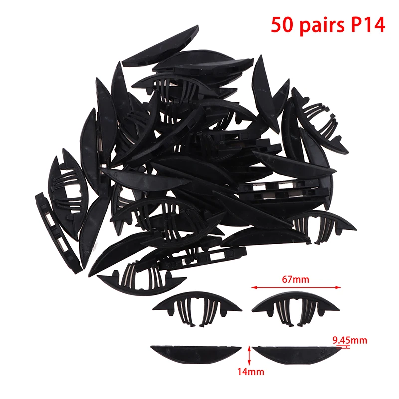 【Grappig】50 Paar Houtbewerking Lamino Onzichtbare Connector P15 P14 Multiplex 2In1 Fastener Lamino Steken Machine Herbruikbare Accessoires