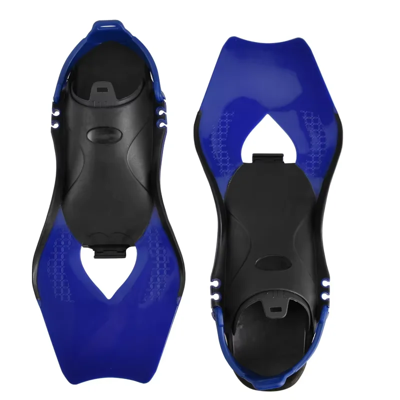 زعانف تدريب السباحة، زعانف سباحة مريحة من السيليكون، مناسبة للسباحة والغوص، مقاس مناسب للأطفال والأولاد أ