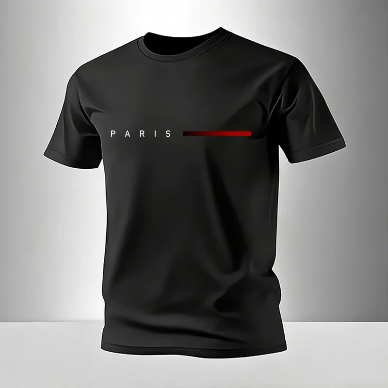 2026 Neu eingetroffen: Herren-Trainingsanzug – T-Shirt und Jogginghose für Frühling/Sommer – Lässiges Sport-Outfit mit Kurzarm für den Alltag – Modisches Herren-Set – Detail 4