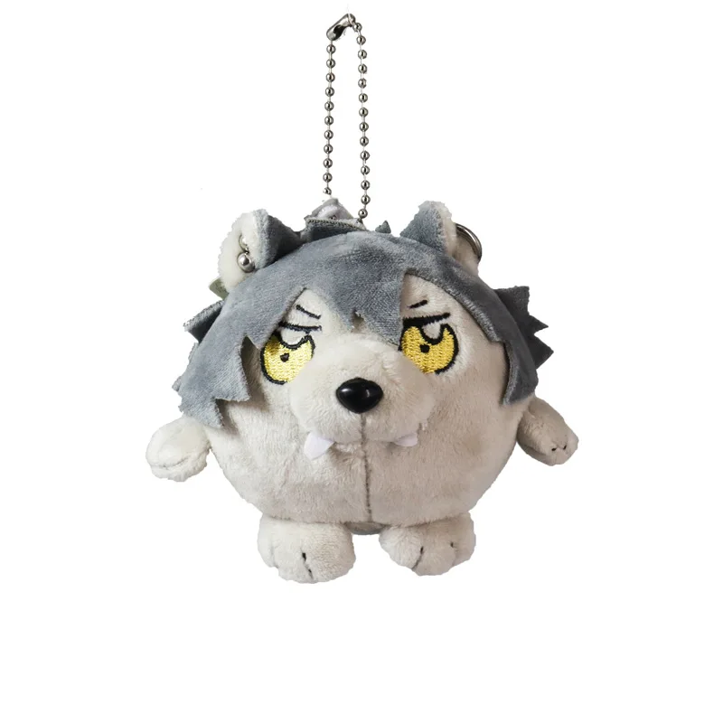 10CM Ensemble Stars Koga Ogami Wolf Plush Toy Doll Tiny Kogaball Hibiki Wataru Chick Plush Pendant Keychain Gift For Kids