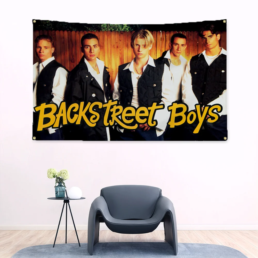 Backstreet Boys Decorative Flags for Rooms Art Flag to Hang Outdoor Decorations Home Decoration Flags and Banners Decor Custom