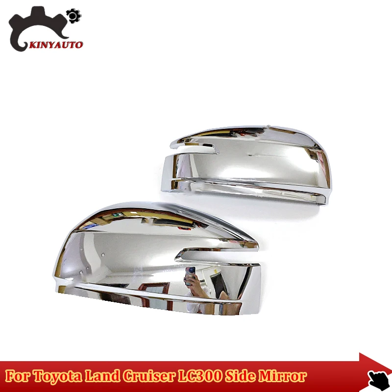 

For Toyota Land Cruiser LC300 2022 23 Side Mirror External Mirror Rearview Mirror Shell Frame Cover