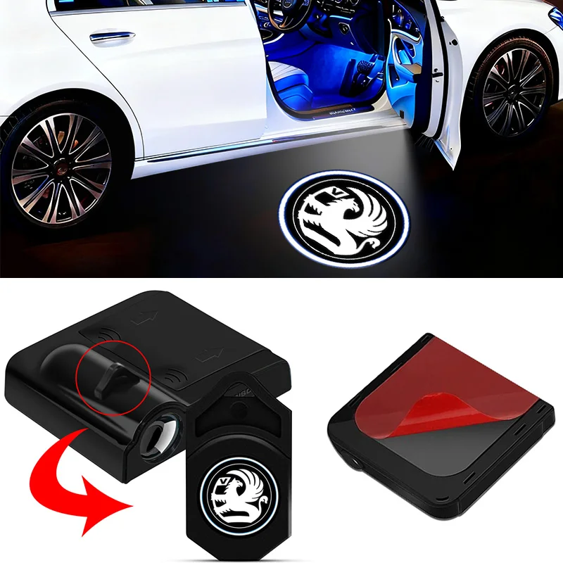 

LED Car Door Welcome Ghost Shadow Projector Light Accessories For Opel Vauxhall LOGO Corsa Astra Mokka Frontera Grandland Zafira