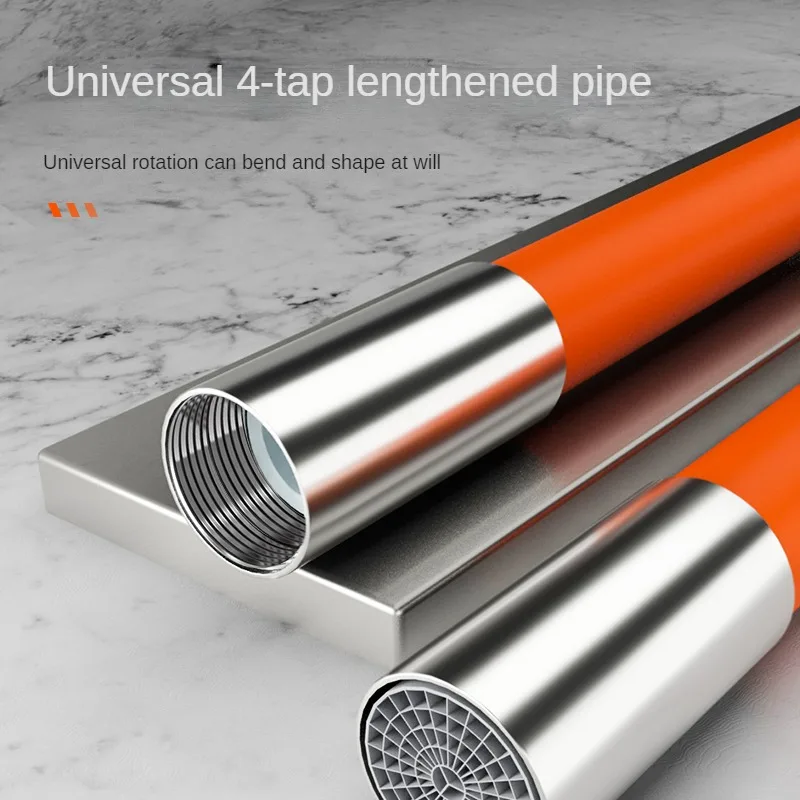 360° Rotation Universal Kitchen Faucet Extension Extender Adjustable Anti-Splash Rotating Flexible Hose Water Tap Nozzle view 5
