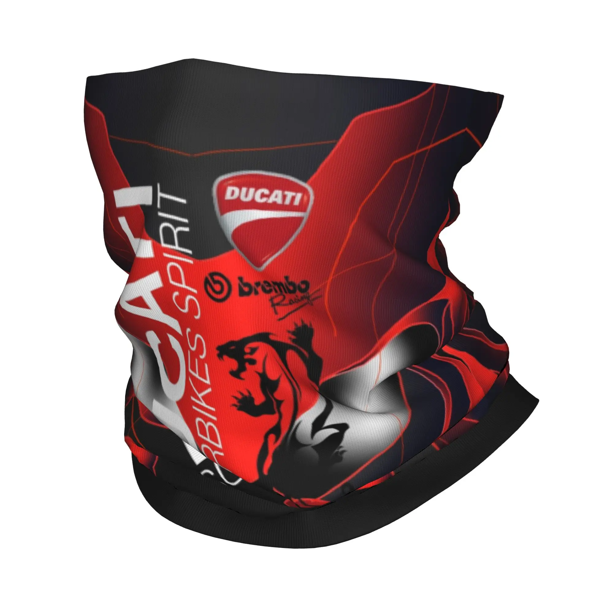 

Custom Racing Ducatis Bandana Winter Neck Warmer Women Windproof Wrap Face Scarf for Hiking Motorcycle Gaiter Headband