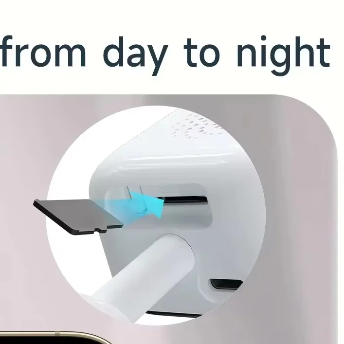 Mini Window Camera Replaces Outdoor Cameras 2.4/5GHz WiFi Camera 3MP Resolution Full-Color Night Vision Through Window Camera image 6