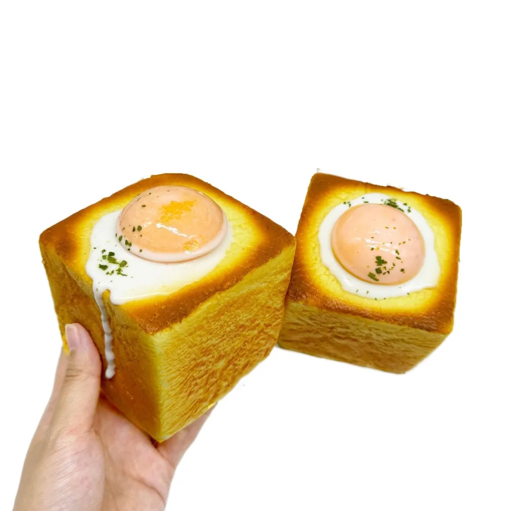 Simulation Lebensmittel Brot Langsam Rebound Spielzeug Langsam Steigenden Große Squeeze Brot Lebensmittel Spielen Spielzeug Kreative Lustige Kuchen Langsam Rebound Spielzeug