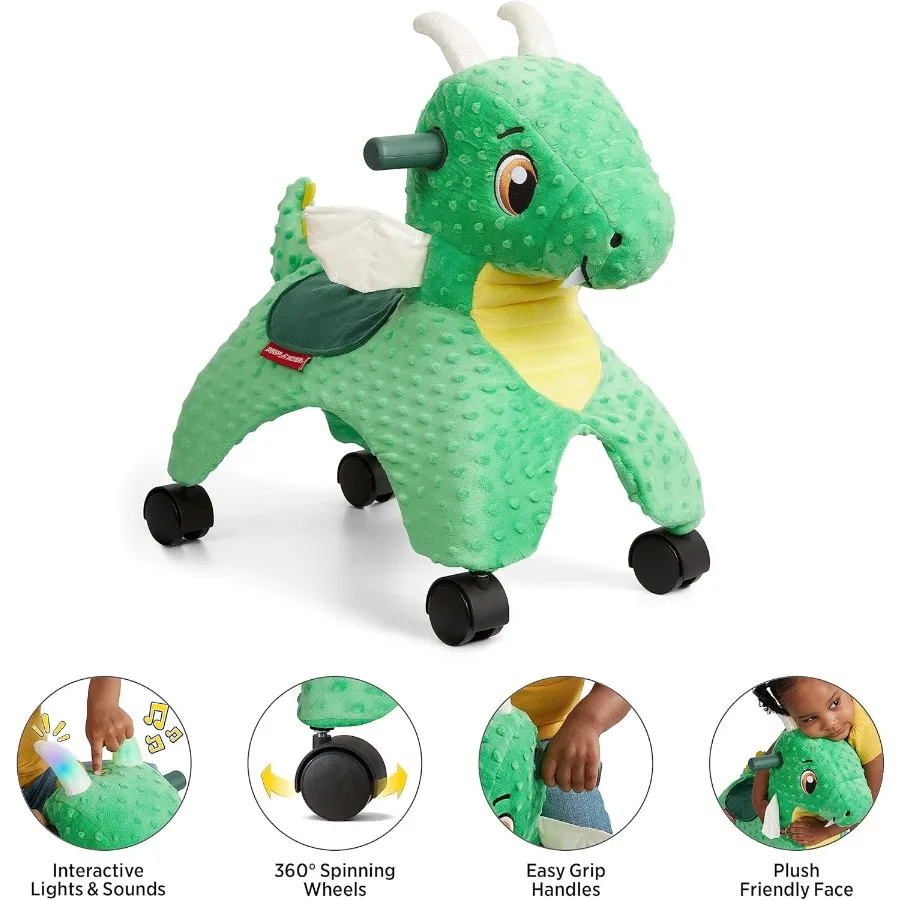 ジェイド・ザ・マジカル・タッチ・ドラゴン、対象年齢1～3歳、グリーン