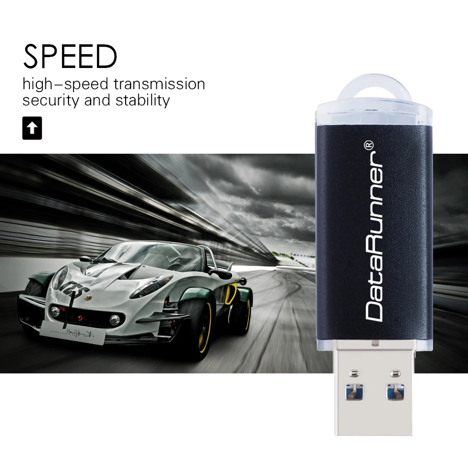 DataRunner USB 3.0-Flash-Laufwerk 128 GB Metall-Stick 16 GB 32 GB 64 GB Tragbarer Mini-Stick 256 GB USB-Speicherstick-Flash-Disk