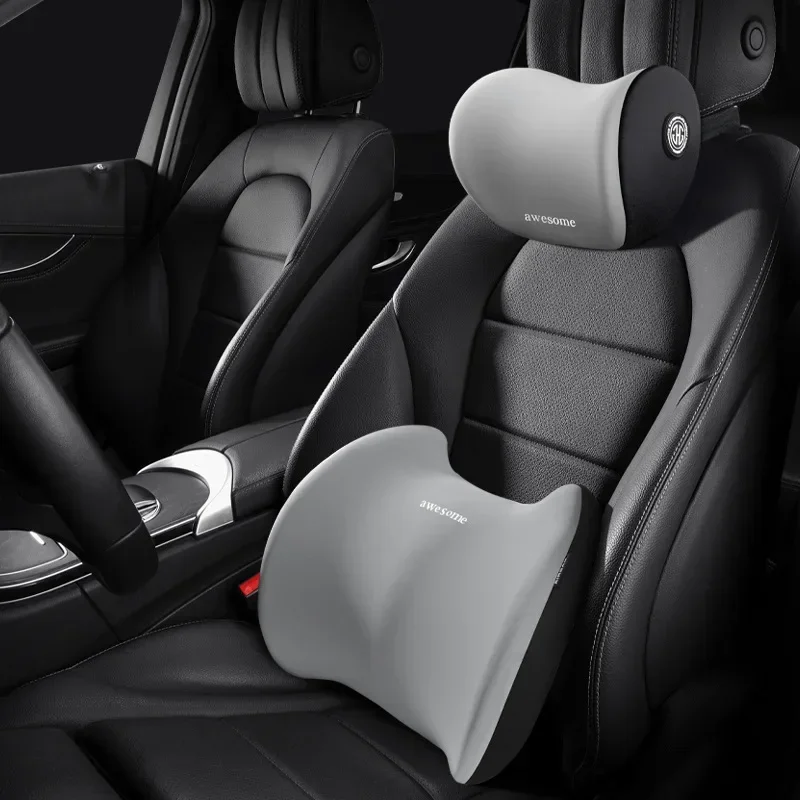 

Car Neck Pillow Lumbar Support Cushion Driver's Seat Backrest All-Season Pillow Car Seat Cushion Pillow Car Accessories Interior
