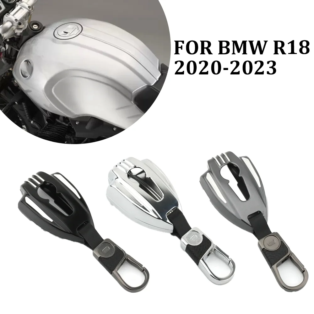 R 18 For BMW R18 Classic R18B Bagger Transcontinental 2020-2023 Motorcycle Key Case Aluminum Protector Decoration Cover R18TC