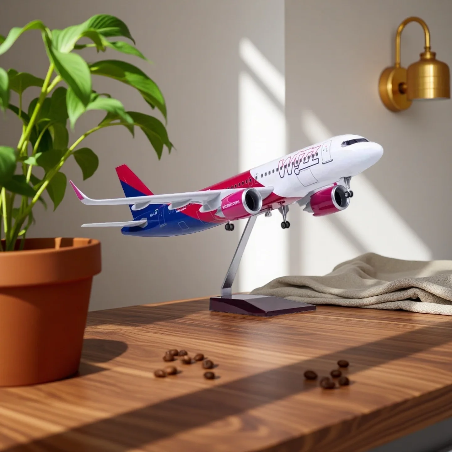 

Масштабная модель 1:80, литая под давлением смола 320neo WIZZ Airlines, самолет A320, коллекция моделей самолетов, дисплей, игрушечный самолет для подарков