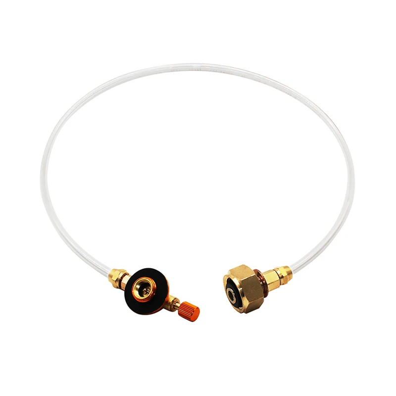 Outdoor Camping Kompor Gas Propane Refill ถัง Coupler อะแดปเตอร์แก๊สแท่นชาร์จแบตเตอรี่แก๊สถังแบนเครื่องมือเชื่อมต่อ