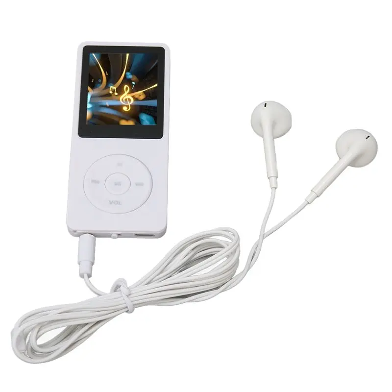 AT82-MP3 MP4 Player 64GB Storage Expandable Music Player Portable 1.8 In Screen Supports Recording 30 Hours Playback For Travel