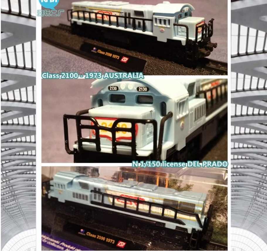 Diecast N Scale 1/150 ออสเตรเลีย 1973 Class 2100 เครื่องยนต์สันดาปภายในรถไฟรุ่นผู้ใหญ่คอลเลกชันจอแสดงผลแบบคงที่ของเล่นเด็ก