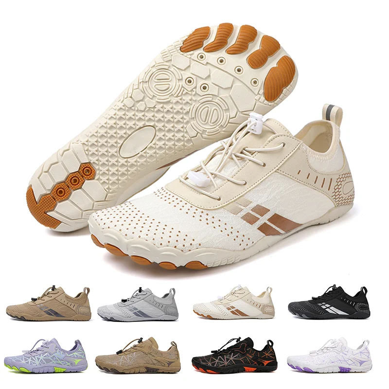 Unisex Foot Wading Shoes Quick-Drying Beach Shoes Outdoor Non-Slip Swimming Shoes River Beach Hiking Swimming Surfing Water Shoe