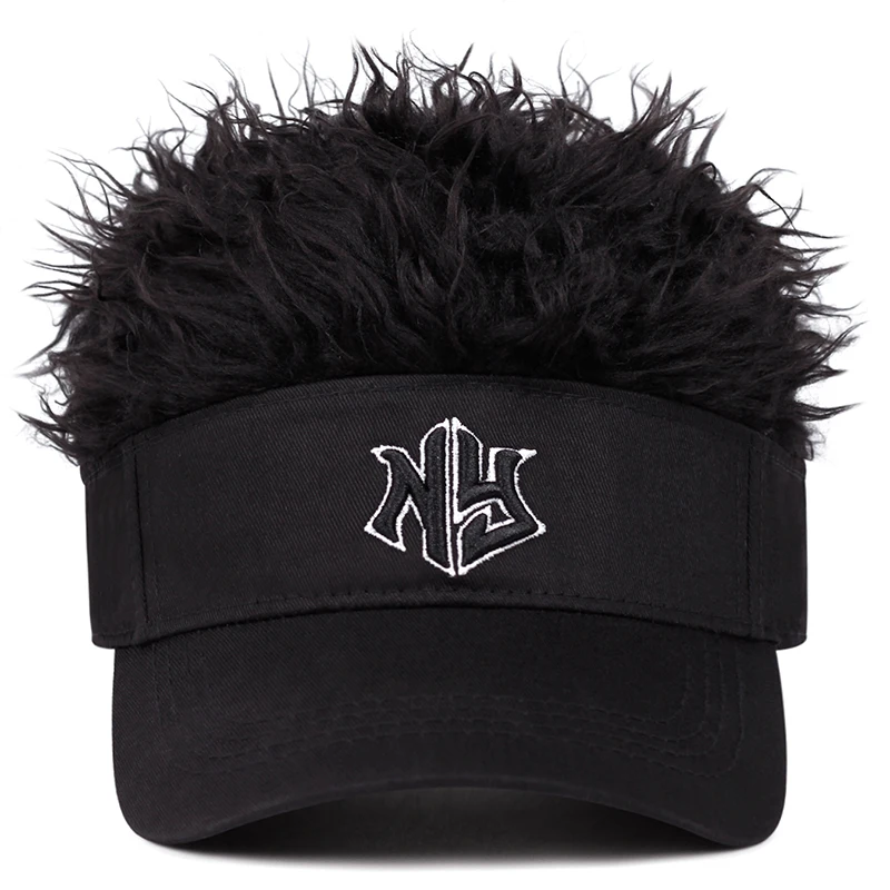 1pc Fashion Hip Hop Skateboarding Hat NY Embroidered Baseball Hat Outdoor Adjustable Decorative Hat Sunshade Hat Unisex Wig Hat