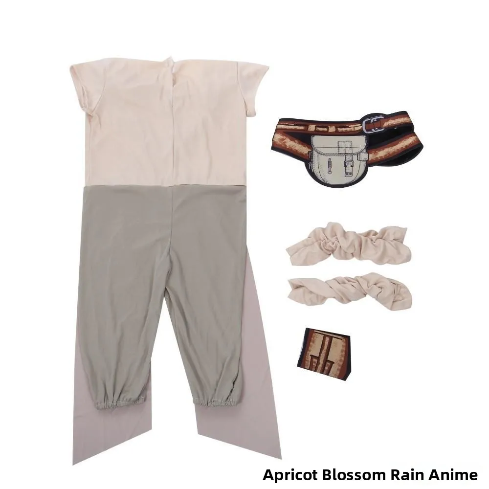 Force Awakens Rey Girl Classic Movie Rollenspiel-Kostüm, Halloween-Outfit, ethnisches Bühnenkostüm für Damen, Herbst 2025, Neuankömmling