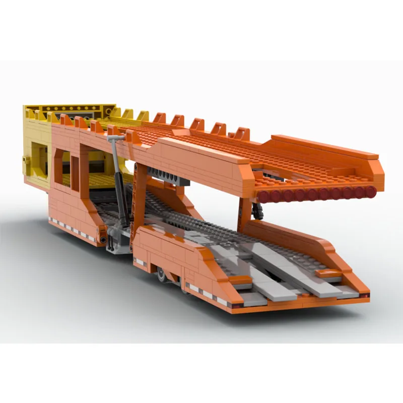 

MOC-235511 Новый городской небольшой транспортный прицеп, модель строительного блока, 706 шт., строительный блок на день рождения для мальчиков и детей, игрушка в подарок