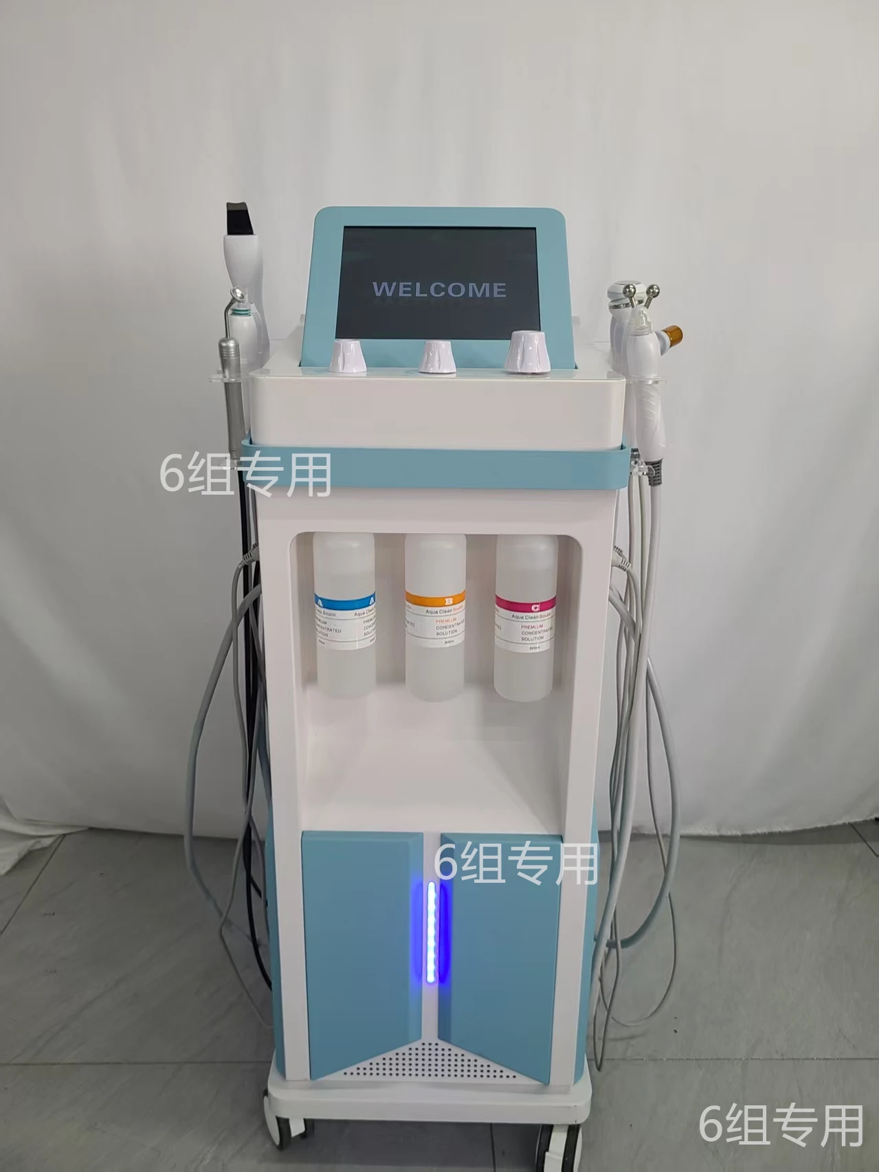 Oxygen Skin Moisturizing Beauty Machine Hydrodermabrasion Water Peeling Deep Cleansing Exfoliation Beauty Facial Device