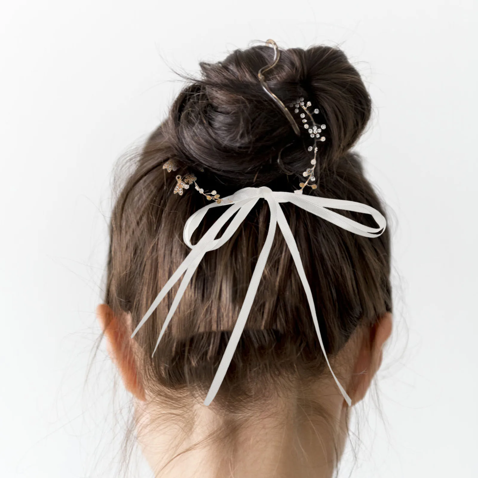 

Alloy Painting Oil-inlaid Hairband Fashionable Headdress Stylish Headwear Bride Hair Accessories Chic Design Long-lasting