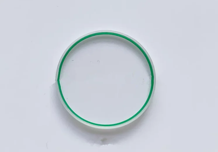 Green Mineral Watch Crystal For MILGAUSS 116400 116400GV Rlx cyclops