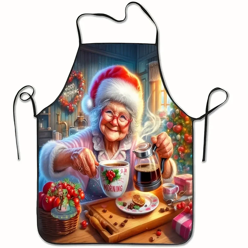 1-Piece Christmas Old Lady Coffee 
