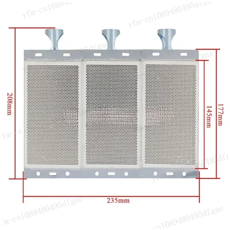 board 1pc ceramic honeycomb soldering board for gas heater refractory heating stove Gas Stove Head soldering