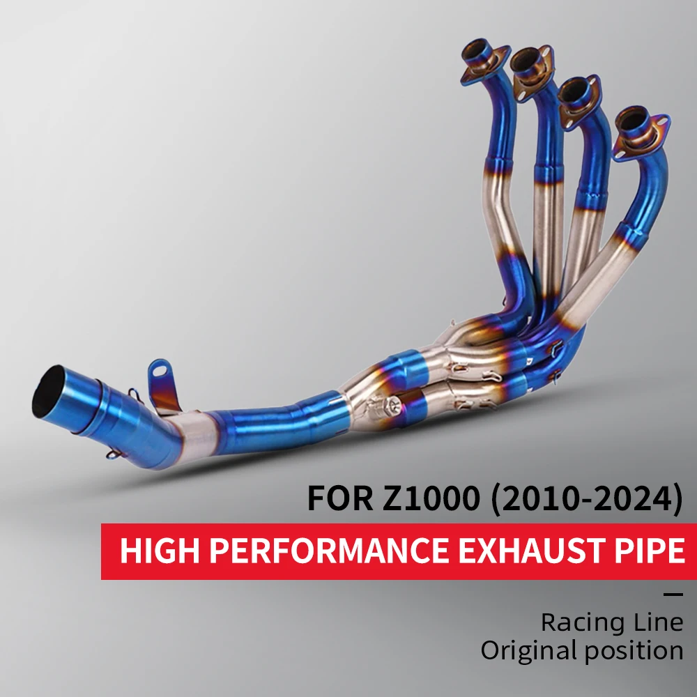 

Suitable for Kawasaki Z1000 modified motorcycle exhaust slide-in connection original muffler front linkage exhaust pipe
