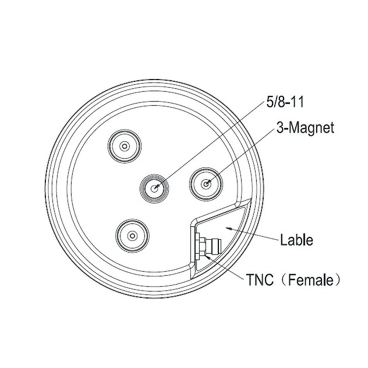 

ABAN -30 RTK GNSS High Precision Survey Antenna Full-Band GPS Satellite Signal Receiver with 5M TNC Adapter Cable