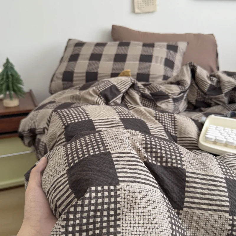 1pc Duvet Cover Stripe Printed housse de couette Nordic Style Duvets Cover Single/Full/Queen SkinComforter Cover 이불커버