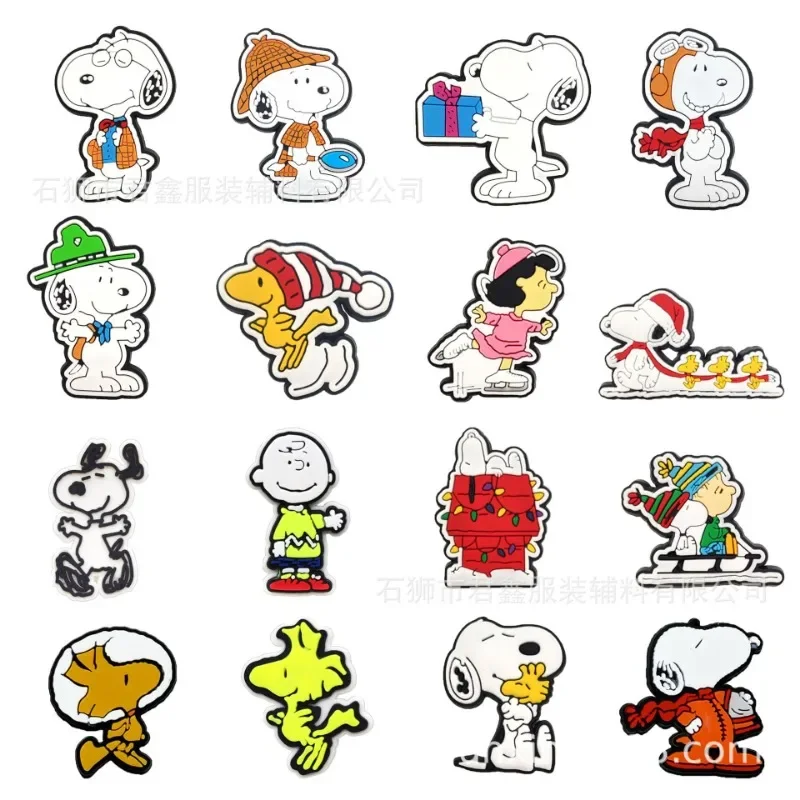 Snoopy Slippers Decor Shoe Buckles Shoes Flower Decorations Everyday Travel Accessories Cartoon Character Derivative Peripherals