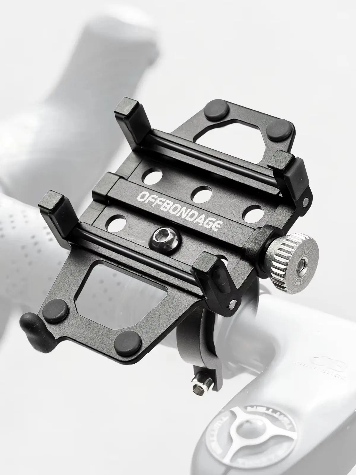 AliExpress OFFBONDAGE OFBONDAGE Bicycle Phone Holder Riding MTB Motorcycle Stand Bracket Bike Phone Holder CNC Aluminum Alloy Bracket Antislip