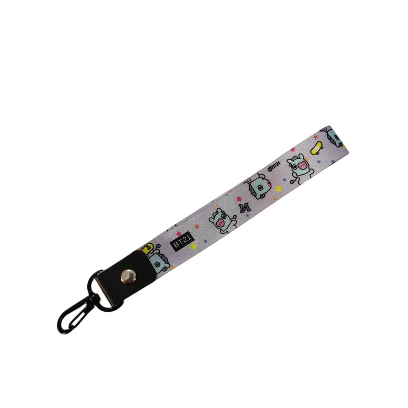 BT21 koya mang shooky chimmy tata cartoon cute lanyard for men and women students mobile phone ID anti-lost neck hanging rope view 4