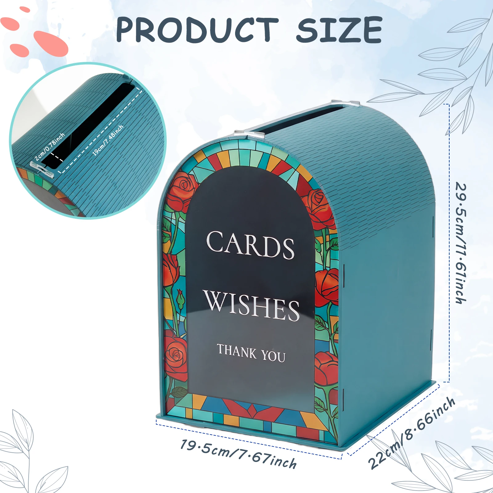 صندوق بطاقات خشبي للزفاف والحف - مراجعة Wedding Card Box وسعره