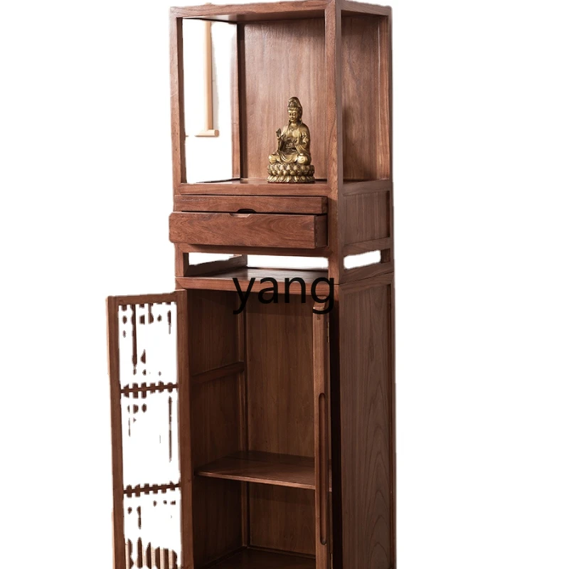 

CX Solid Wood Household Buddha Niche Altar Modern Minimalist Clothes Closet Altar Buddha Hall Buddha Statue Enshrine