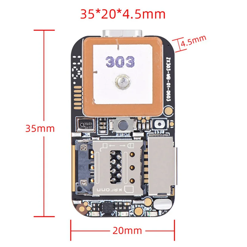-A96Z 4X Mini rastreador GPS SOS llamada en tiempo Real localizador de seguimiento de voz para ordenador portátil personas mayores dispositivo de seguimiento en tiempo Real