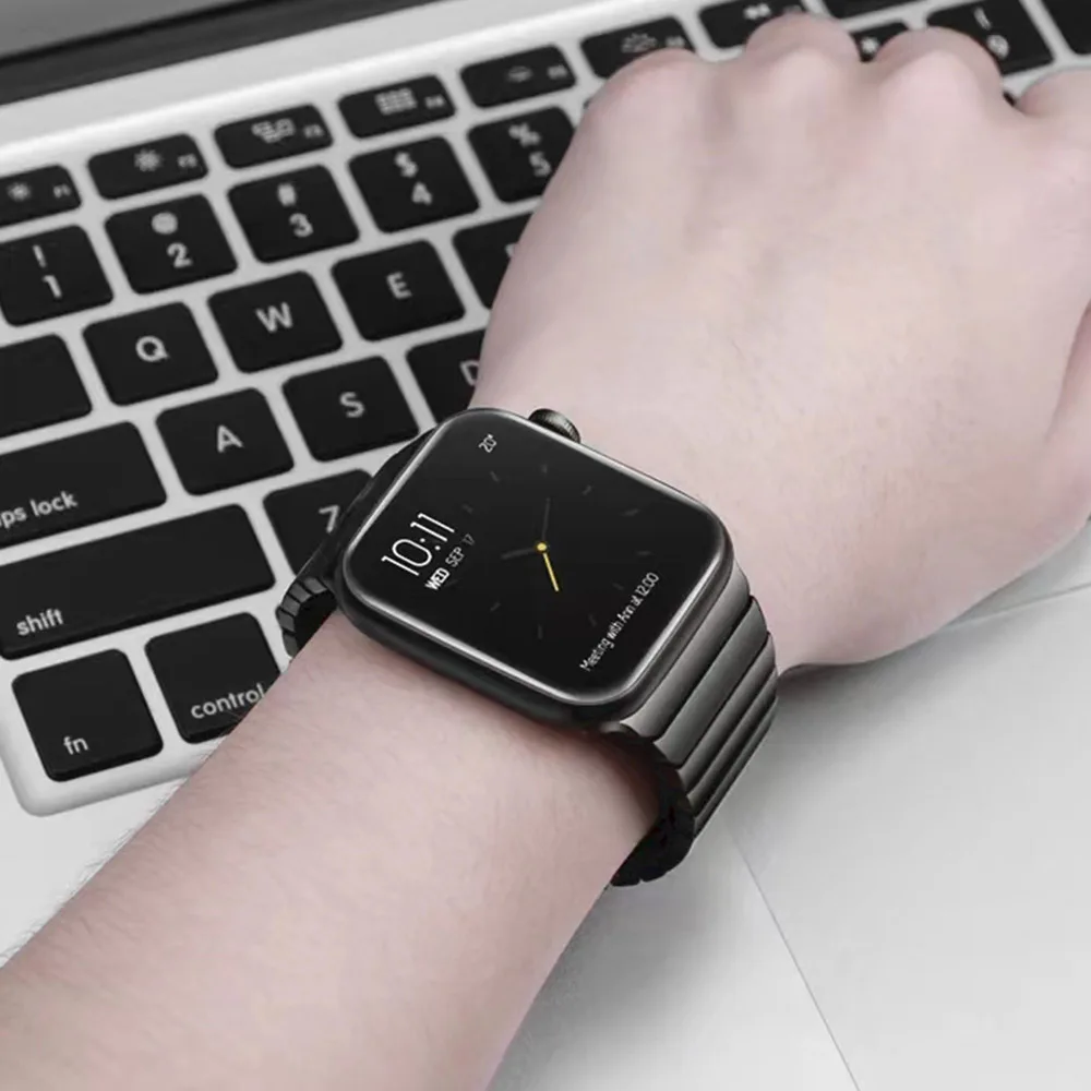 Dây Đeo Kim Loại Dành Cho Đồng Hồ Apple Cực 49Mm 45Mm 41Mm 44Mm 40Mm 42Mm 38Mm đồng Hồ Nam Dây Thép Không Gỉ Dây Đeo Tay Dành Cho IWatch Series 8 7 6 5 4 3 SE