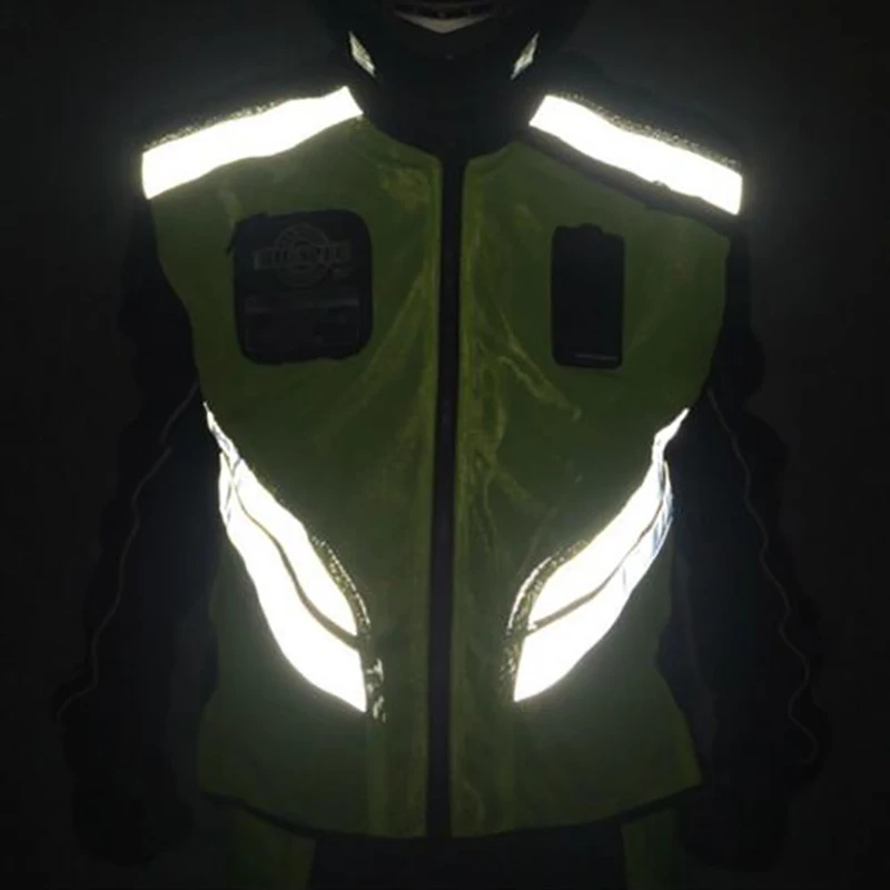 Motorcycle Reflective Jacket men woman motorcycle jackets Visible Reflective Warning Cloth Vest JK22 Reflective Safety Clothing