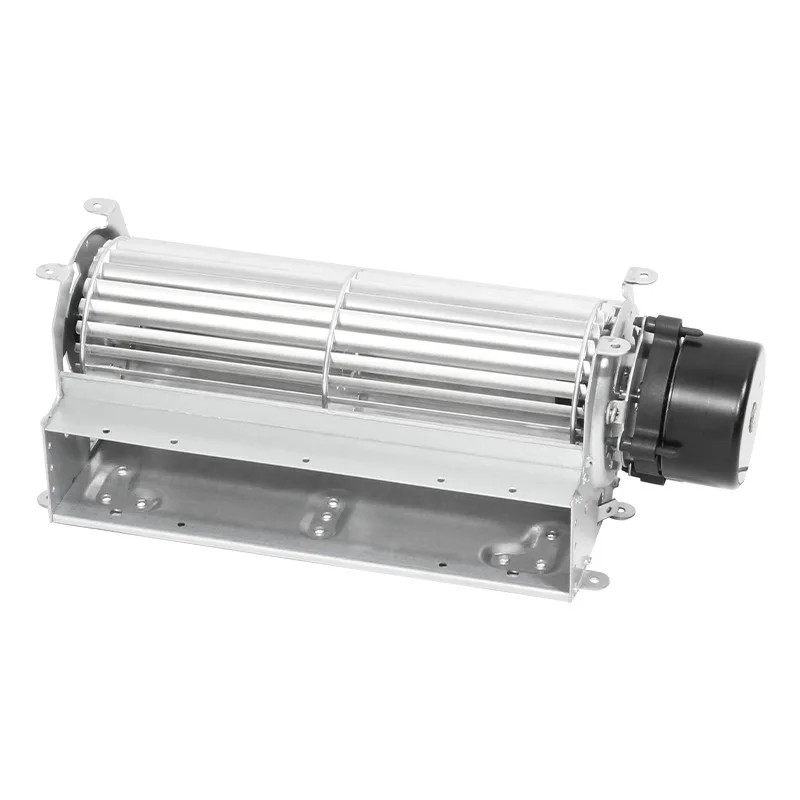 Ventilador tangencial de alta calidad, 12V, 24V CC, 60mm, Motor sin escobillas de aluminio, pequeño soplador de flujo cruzado para refrigerador