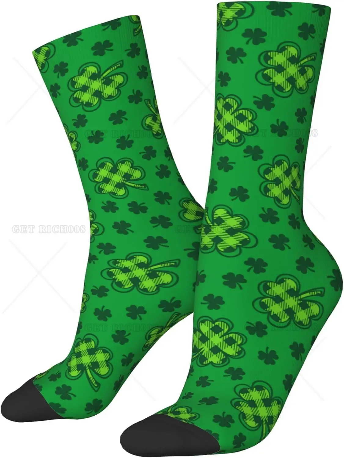 Women Men Casual Socks Funny Novelty Crew Socks Mardi Gras Valentine's Day St.Patrick Day Easter Gifts One Size