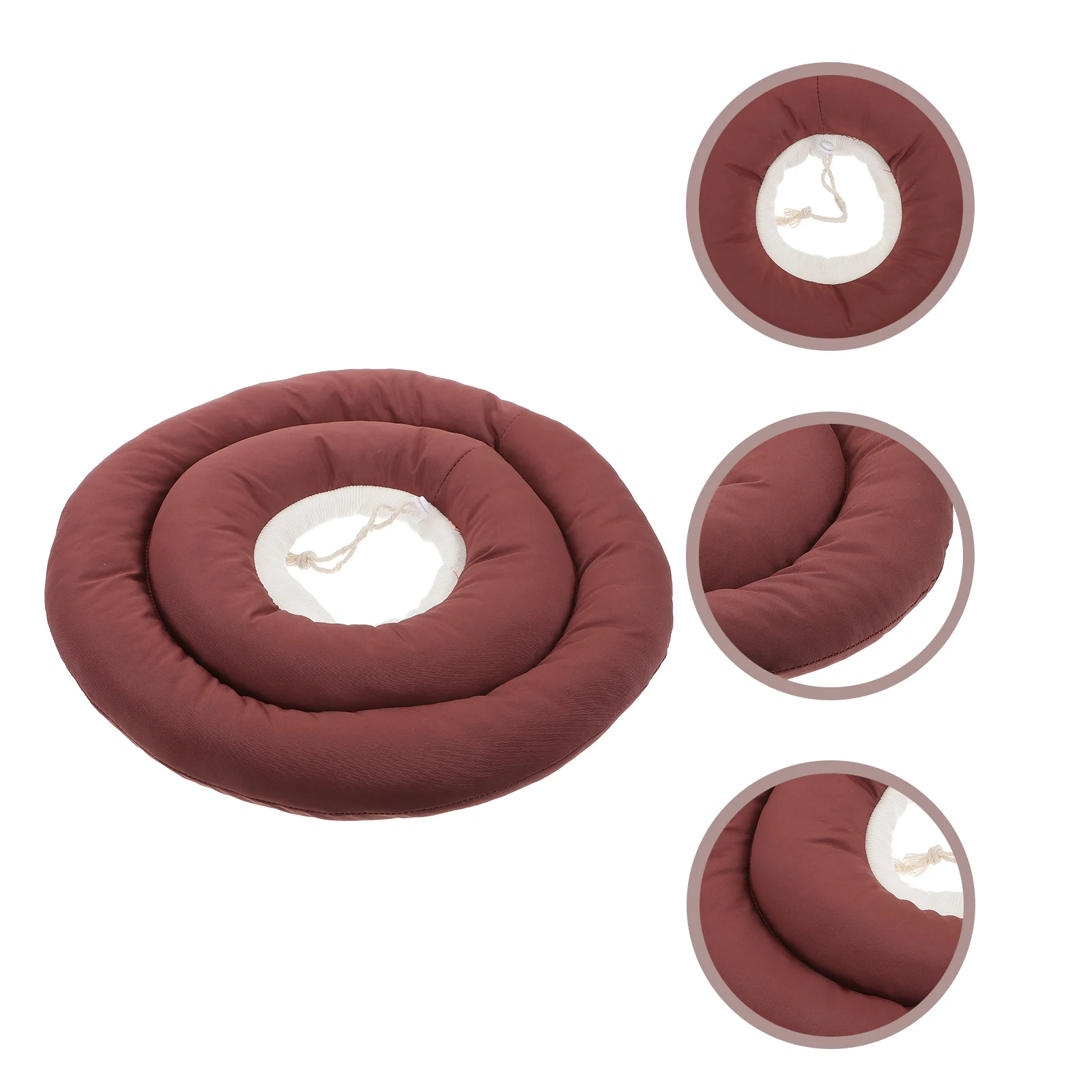 

Pet Protective Anti Licking Waterproof Fabric Recovery Collar Cat Post Surgery PP Cotton Filling Scratching Wound