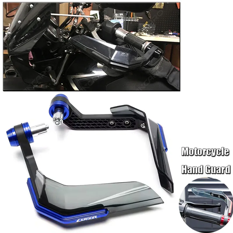 Osłona przednia szyby motocykla, manetki i kierownicy, ochraniacz na HONDA CB190R