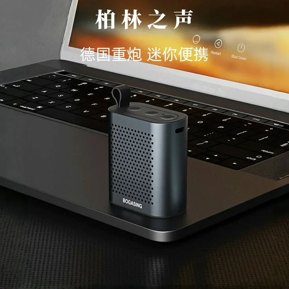 S6 Mini Wireless Bluetooth Speaker Portable Small Stereo with Large Volume Outdoor Ready Compact Card-Size Audio Device