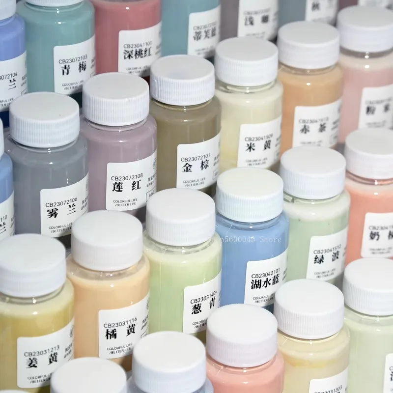 80ML/bottle Pottery Underglaze Light Color Pigment DIY Ceramic Coloring Hand-painted Concentrate Water-based Pigment