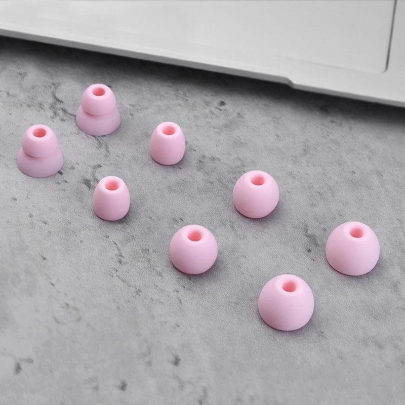 090F 4PAIRS SOFT SILICONE EARABUDS TIPS TIPS COLL กันหูฟังสำหรับ X