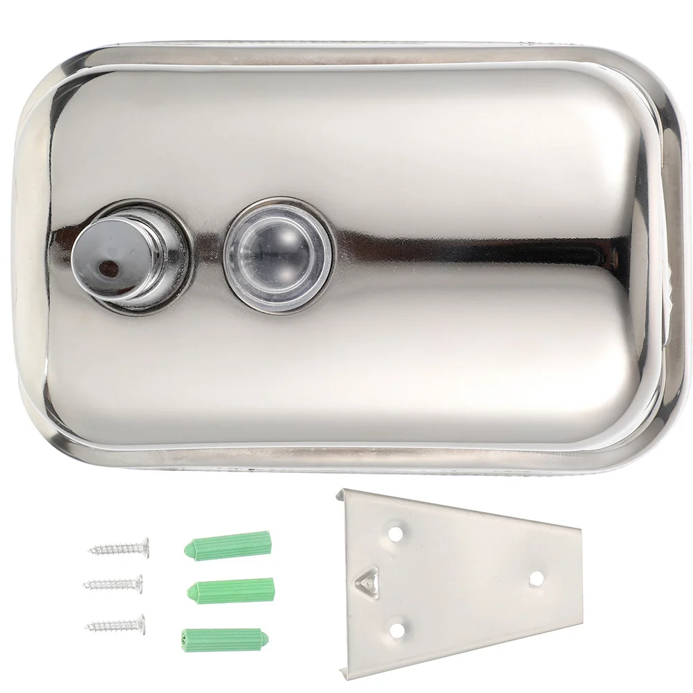 

Wall Mounted Stainless Soap Dispenser for Bathroom Shower Shampoo Lotion Large Capacity Liquid Hand Soap Dispenser
