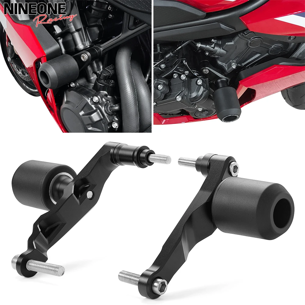 لهوندا CBR650R CB650R CBR CB 650R 2024-2025 الإطار المنزلق تحطم حامي دراجة نارية السقوط حماية الإطار تحطم المحرك الوسادة